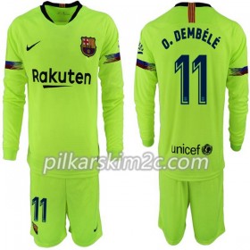 Koszulka FC Barcelona O. Dembele 11 Dziecięca Precz 2018-2019 - Koszulki Piłkarskie(L/S)